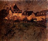 Fritz Thaulow Fra Beaulieu painting